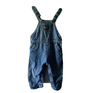 vintage oshkosh overalls denim vestbak Baby 18 Months Made In USA